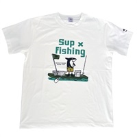 【LUMBER×Tsulino】コットンライクドライＴシャツ(SUP　ホワイト-S)